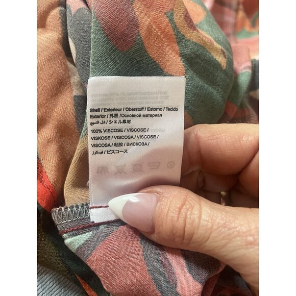 NWT Farm x Anthropologie Hanky Wrap Dress Tropical Vacation Size XSP/0 - Picture 13 of 13